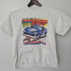 Vintage Winners Circle YOUTH L Rusty Wallace NASCAR Shirt Dodge #2